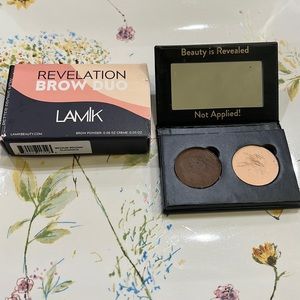 Lamik REVELATION BROW DUO in medium brown/elegance